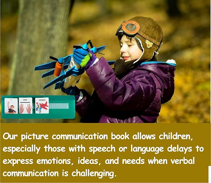 Visual Communication Book, 162 ASD Photo Picture Cards: Autism Language