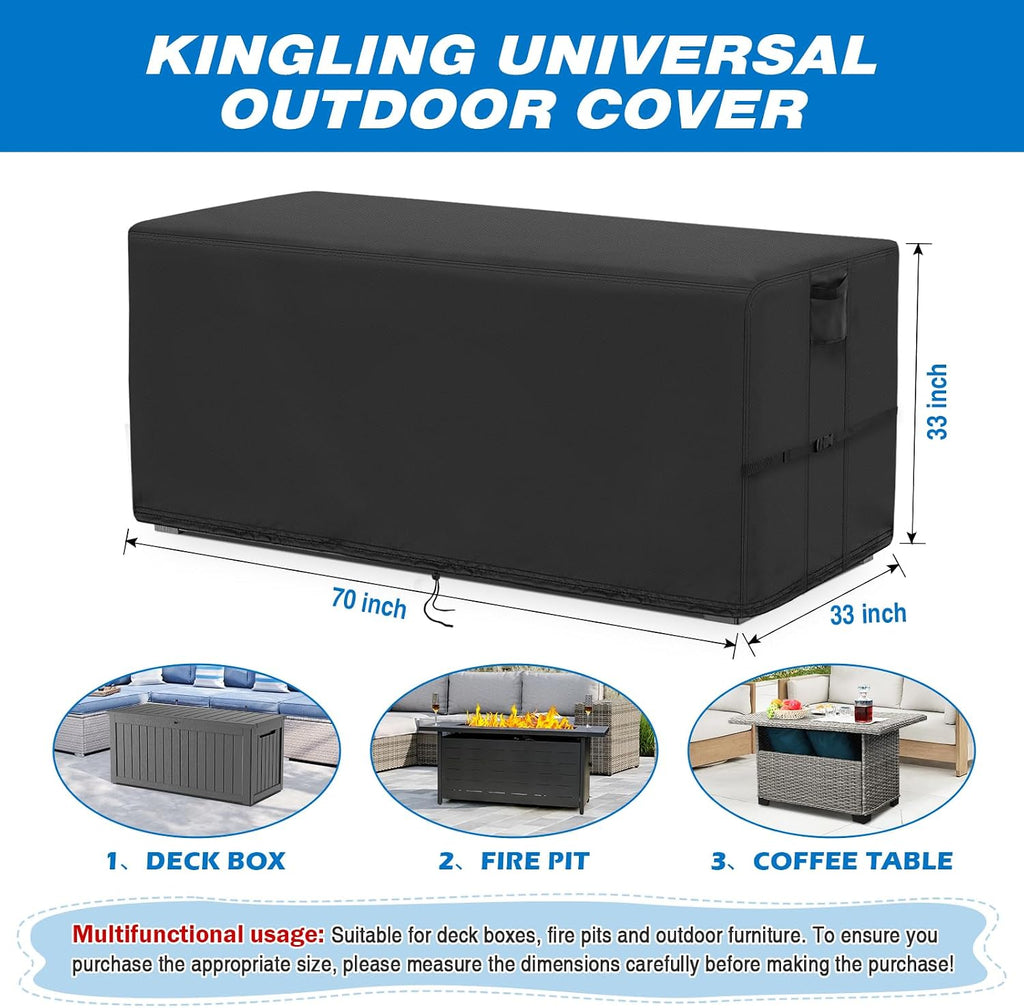 kingling deck box covers 70 inch for 260 shown in use