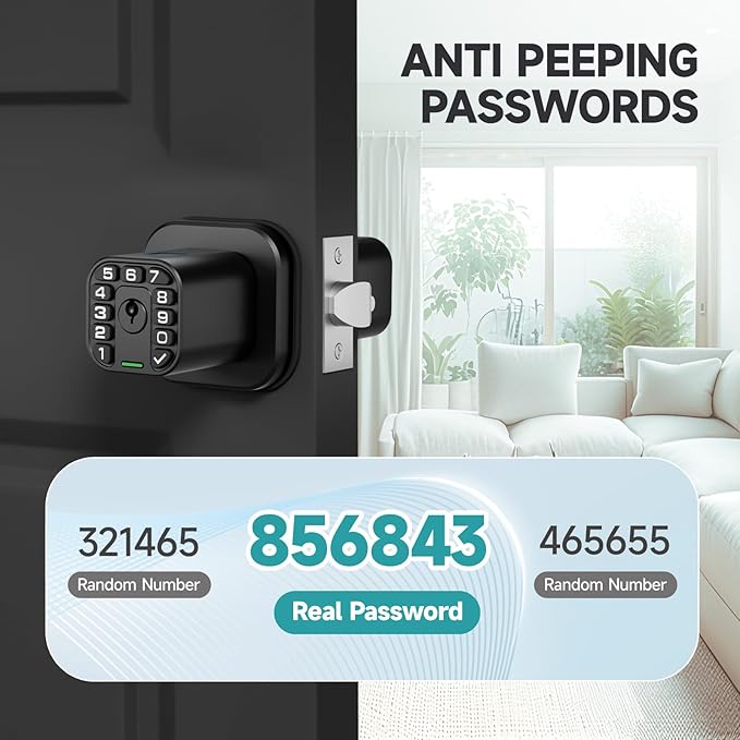 Richelock Fingerprint Door knob, Smart Biometric Door Lock