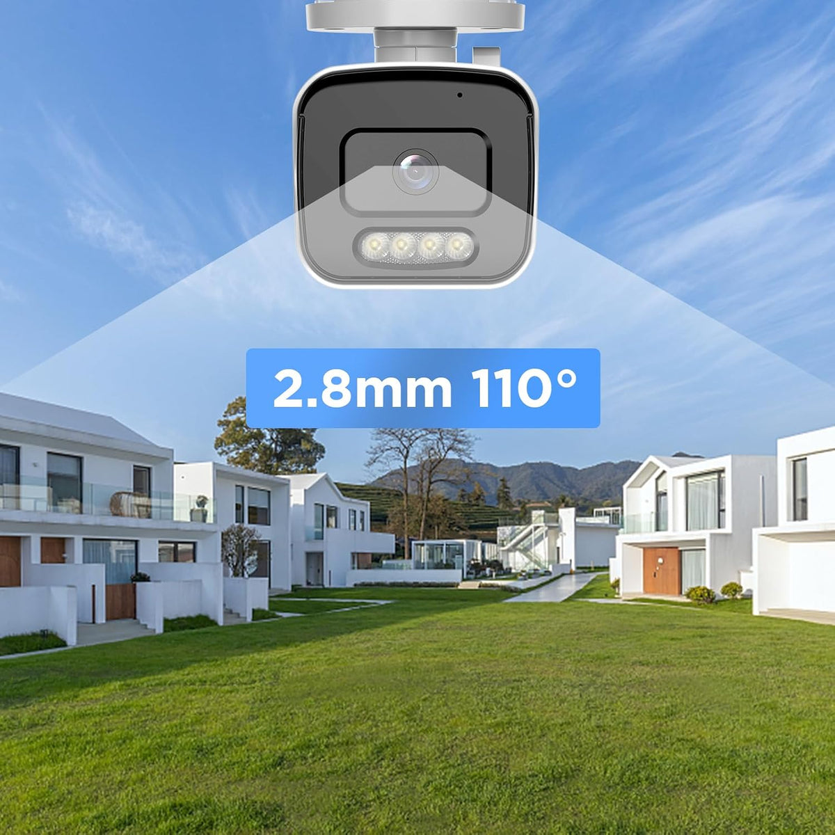 5mp wired hd video security ip bullet poe, package contents