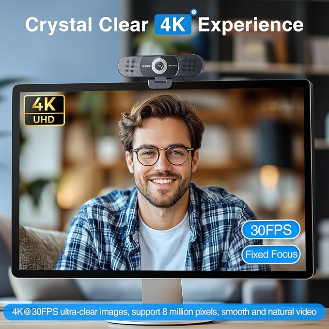 EMEET C980 PRO 3-in-1 4K Webcam
