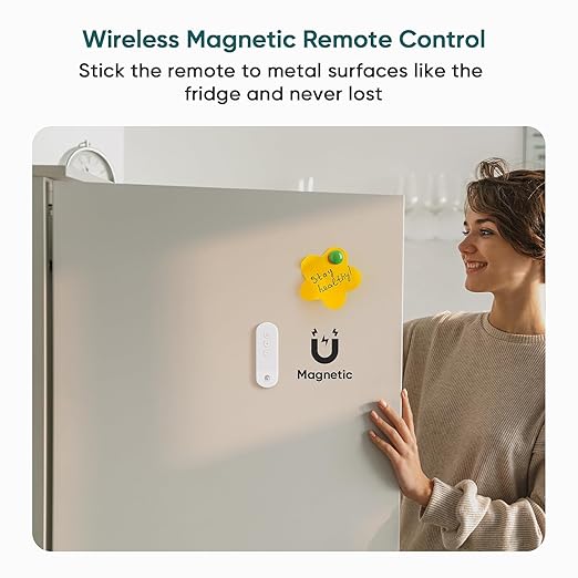 TREATLIFE Dimmer Switch with Magnetic Remote, Wireless Light Switch, Single