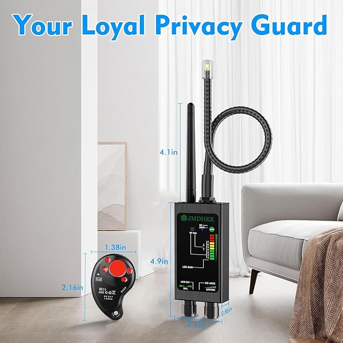 JMDHKK M8000 Hidden Camera Detector, Bug Detector, Camera Finder, Signal