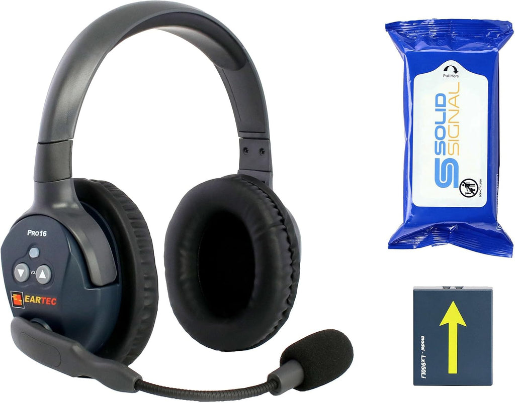 Eartec Ultralite PRO16-DR Dual Ear Add-On or Replacement Remote Headset