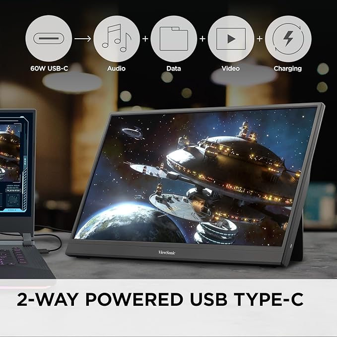 ViewSonic VX1654 16 Inch 1080p IPS Portable Gaming Monitor