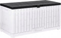YITAHOME Large Deck Box 120 Gallon Resin Outdoor Storage Box