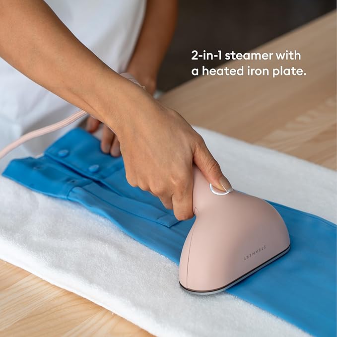 Steamery Handheld Clothes Steamer Cirrus 3, US Plug, Heated Ironing Plate