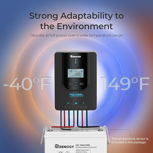 Renogy Rover 30A 12V/24V Auto DC Input MPPT Solar Charge Controller Parameter