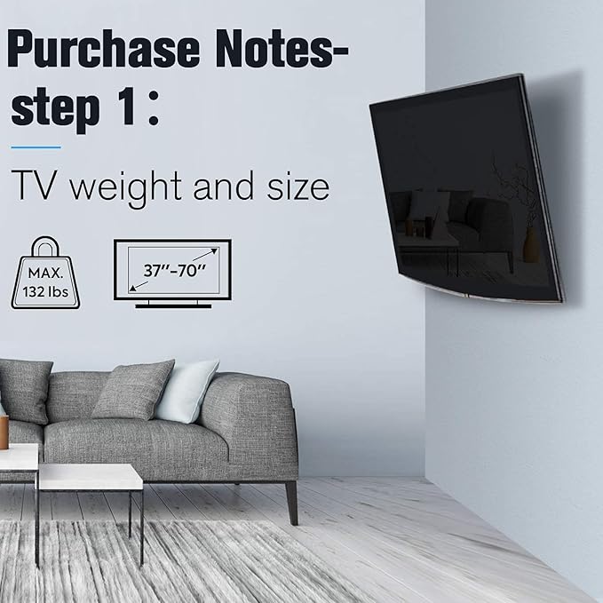Mounting Dream TV Wall Mount for 37-70 Inch Flat Screen TV