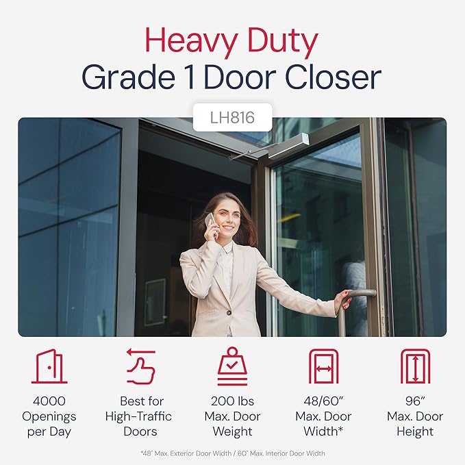 Lawrence Heavy Duty Door Closer Commercial Grade 1