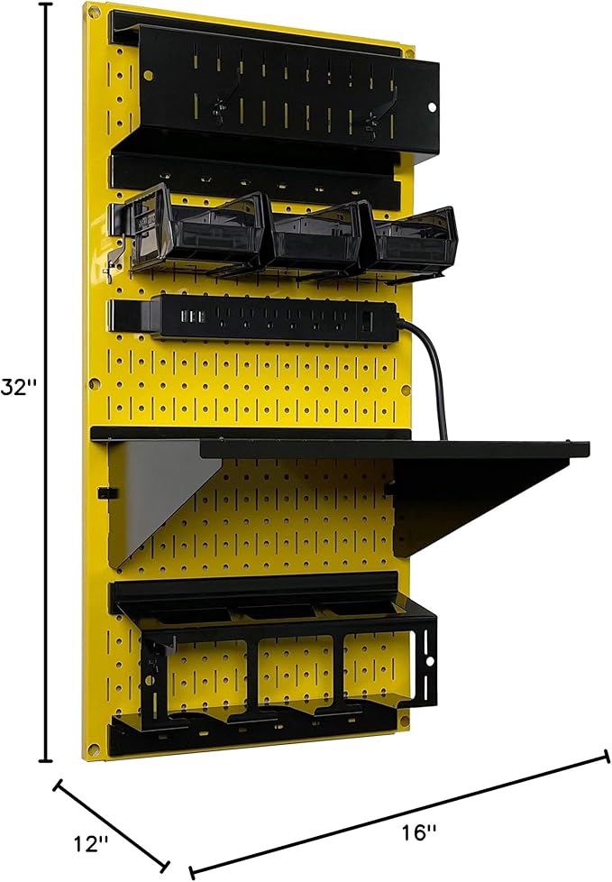 Wall Control Power Tool Storage Organizer Kit Cordless Drill Holder Charging