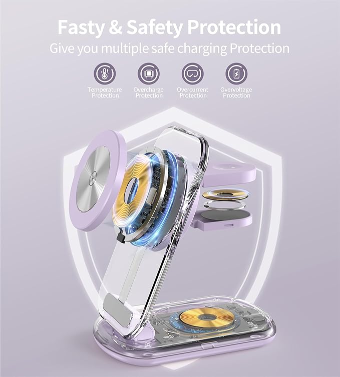 3 in 1 Magnetic Wireless Charging Station