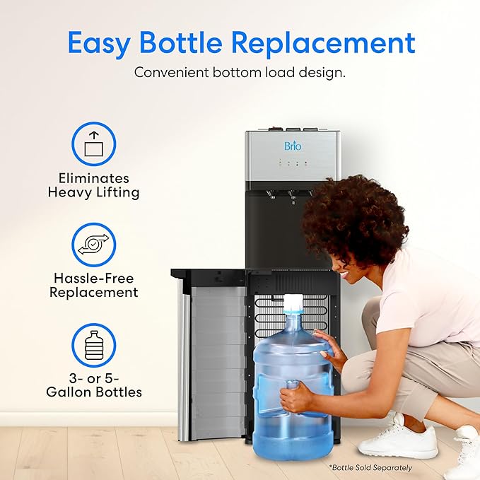 Brio Self Cleaning Bottom Loading Water Cooler Water Dispenser – Limited Edition