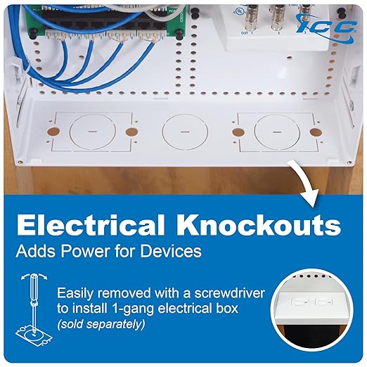 ICC 14” Plastic Structured Wiring Enclosure