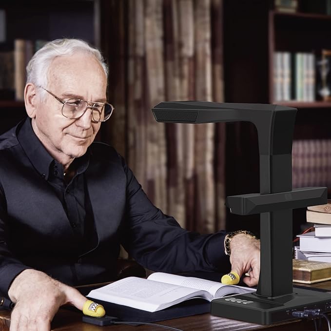 CZUR ET18 Pro Professional Document Scanner, 2nd Gen Auto-Flatten & Deskew Tech