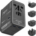 Universal Travel Adapter, 75W GaN International Power Adapter
