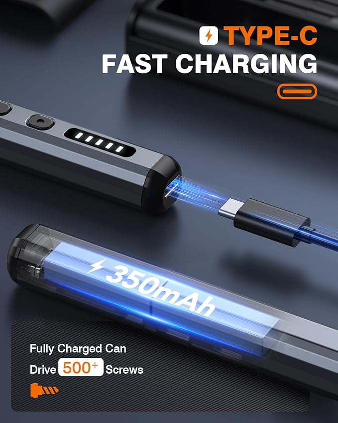 JOREST Mini Electric Screwdriver, Cordless Precision Screwdriver set