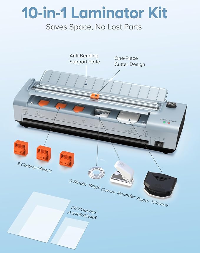 OidoZac 13 Inch Laminator Machine