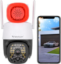 VSTARCAM 3MP Security Camera Outdoor,Home Camera Security, Outdoor WiFi Camera with 2.5-Inch High-Decibel Speaker, 360° PTZ Camera, Motion Detection,Two-Way Audio,Siren, Color Night Vision 01
