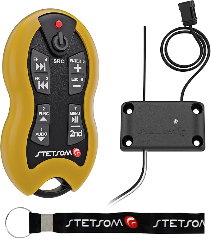 Stetsom SX2 - Universal Remote Control, Long Range, 16 Functions, Learning Mode