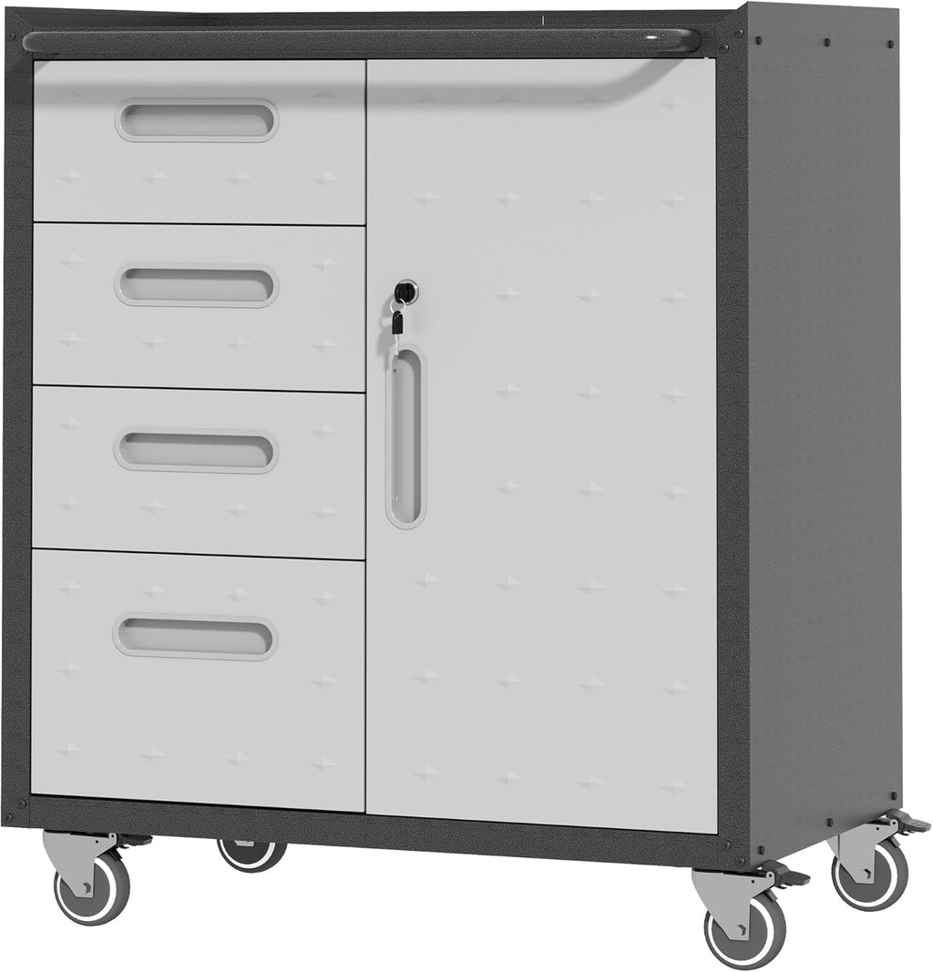 Metal Storage Cabinet for Garage, Tool Cabinet, Utility Cabinet