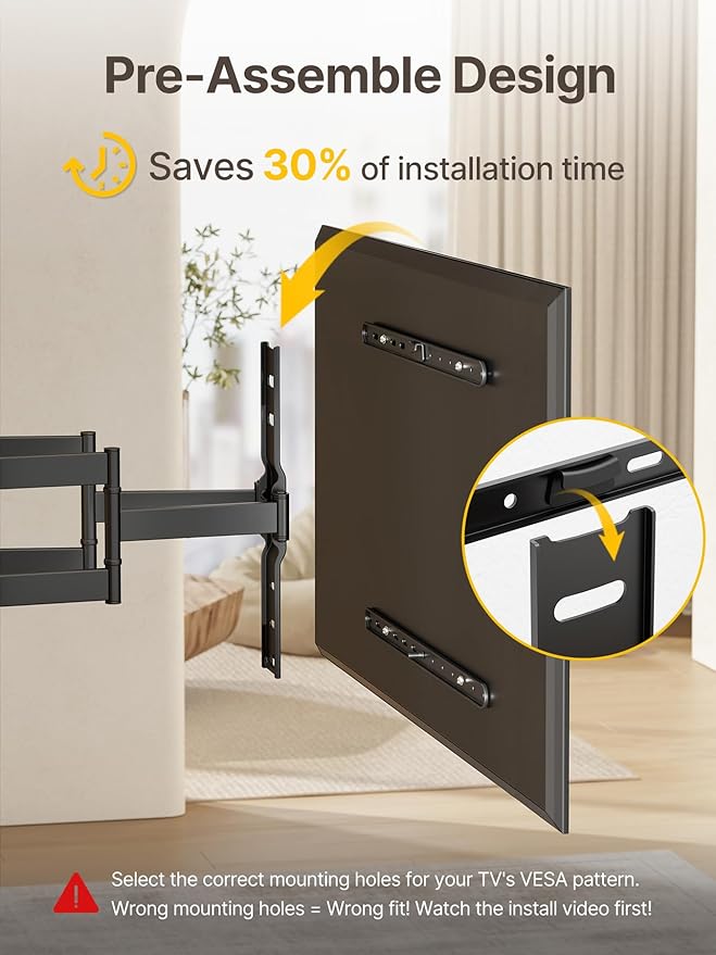 monTEK Ultra Slim TV Wall Mount
