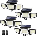 Tuffenough Solar Outdoor Lights 2500LM 210 LED Security Lights (4 Pack)