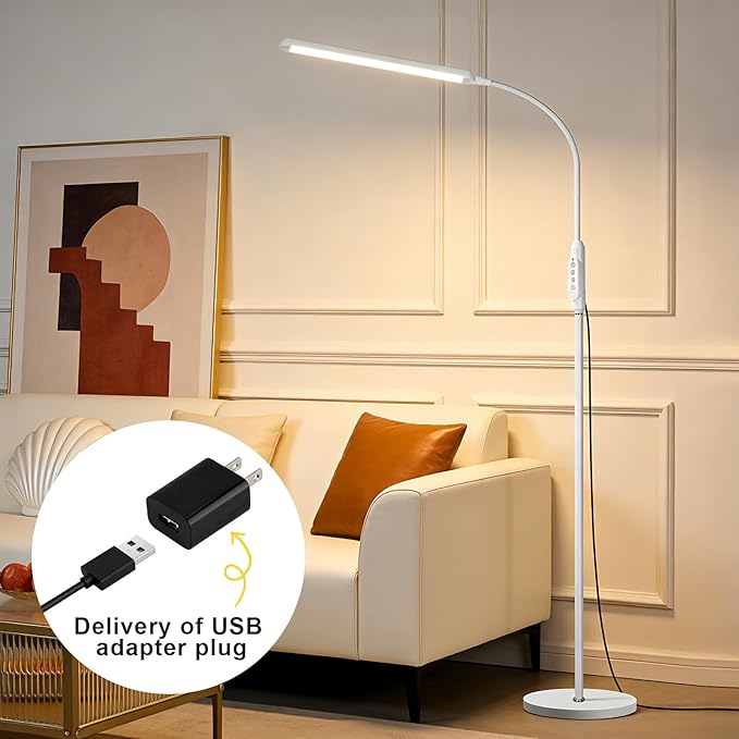 Bright LED Eye-Protecting Reading Floor Lamps