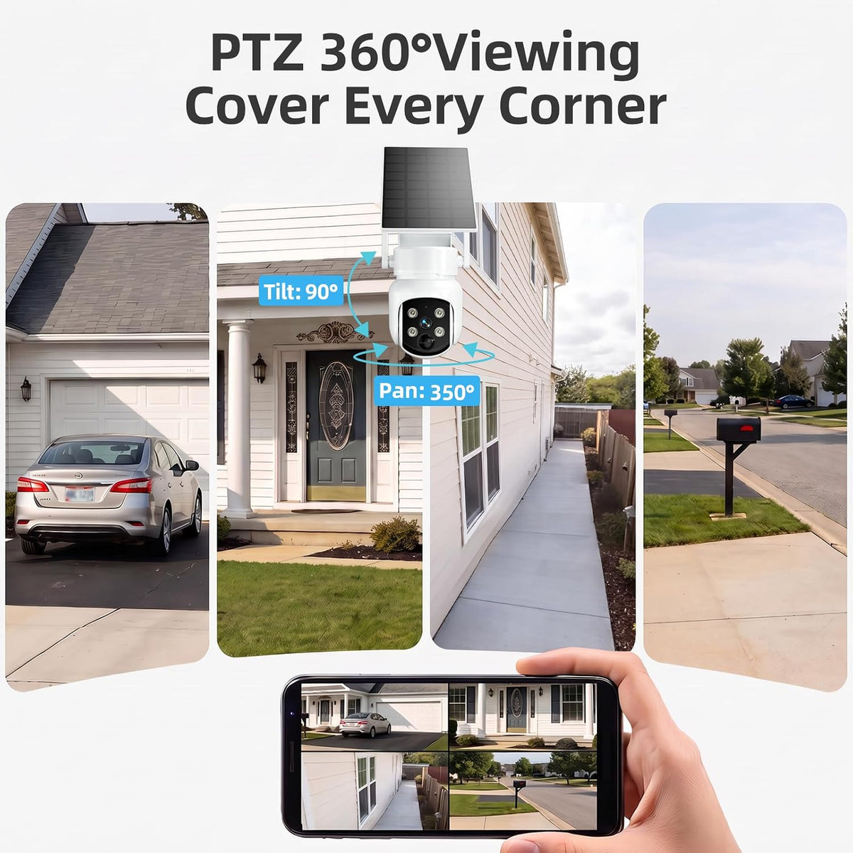 4mp solar 8-cam kit, security cameras outdoor wireless, package contents