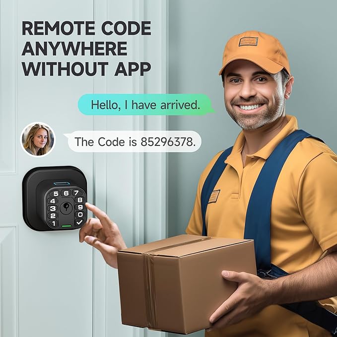 Richelock Fingerprint Door knob, Smart Biometric Door Lock