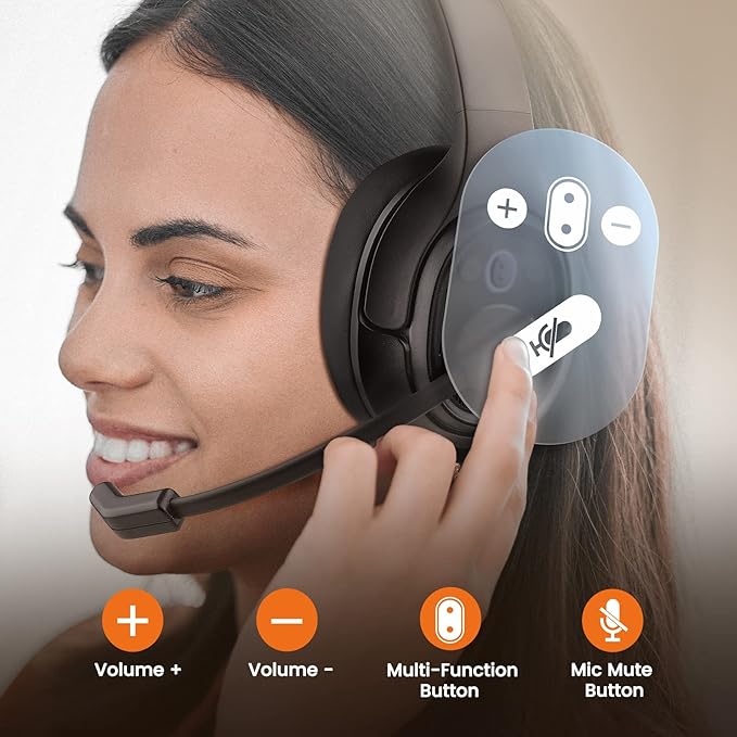 EKSA Trucker Bluetooth Headset
