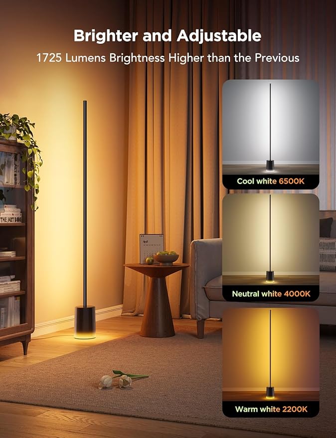 Govee Floor Lamp 2, Warm Cool White LED, Compatible