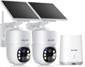 SOLIOM- 5MP Security Cameras Wireless Outdoor, No Subscription, 2-Cam Pack