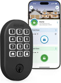Schlage Arrive Smart WiFi Deadbolt Lock with Remsen Trim, Matte Black