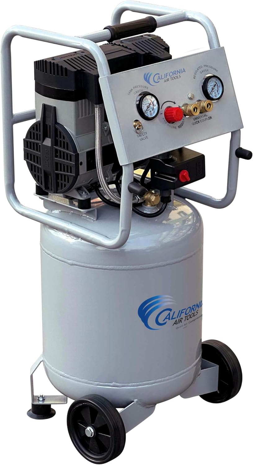 California Air Tools 10020C 2.0 HP Ultra Quiet and Oil-Free Air Compressor, 1...