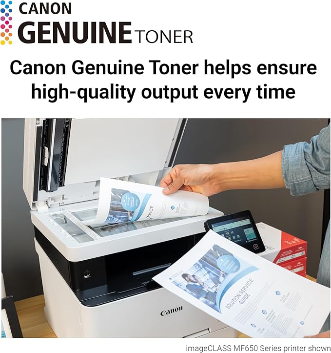 Canon Genuine 046 Yellow Toner Cartridge High Capacity Compatible