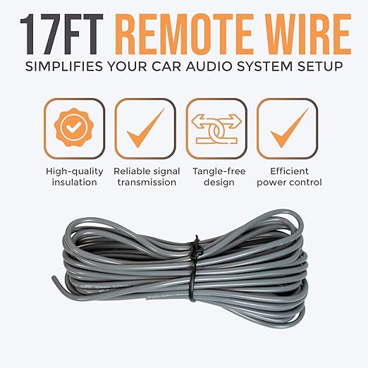 Elite Audio Premium Series Amp Kit Copper Clad Aluminum Wire, Triple-Shielded