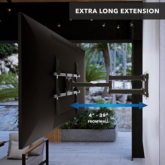 Mount-It! The Beast Outdoor TV Wall Mount, Weatherproof 275 lb Capacity Heavy