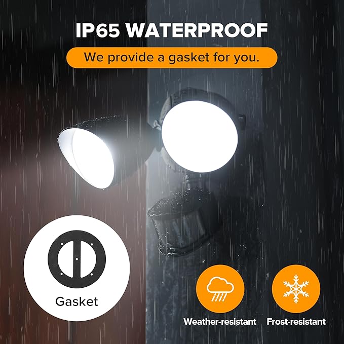 UME 2 Pack 32W 3500 Lumen LED Security Lights Motion Sensor Light Outdoor
