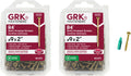GRK Fasteners R4™ #9 x 2 Multi-Purpose Framing Screws, 110 PCS (2-PK)