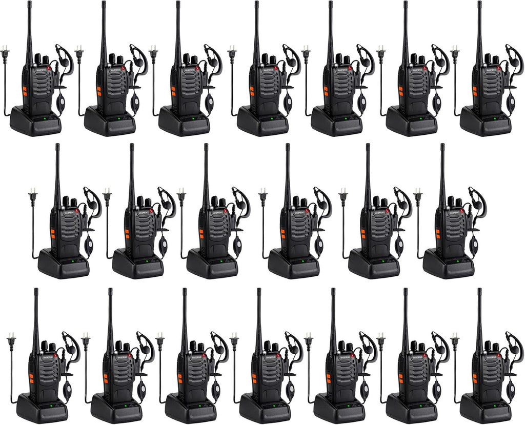 Baofeng Walkie Talkies 888S Rechargeable Long Range (20pack)