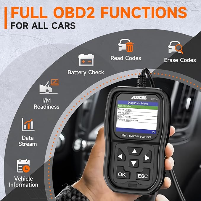 ANCEL FD500 OBD2 Scanner fits for Ford Lincoln Mercury