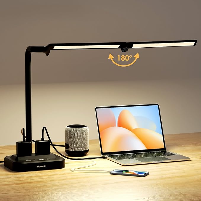 Moremili Adjustable LED Desk Lamp