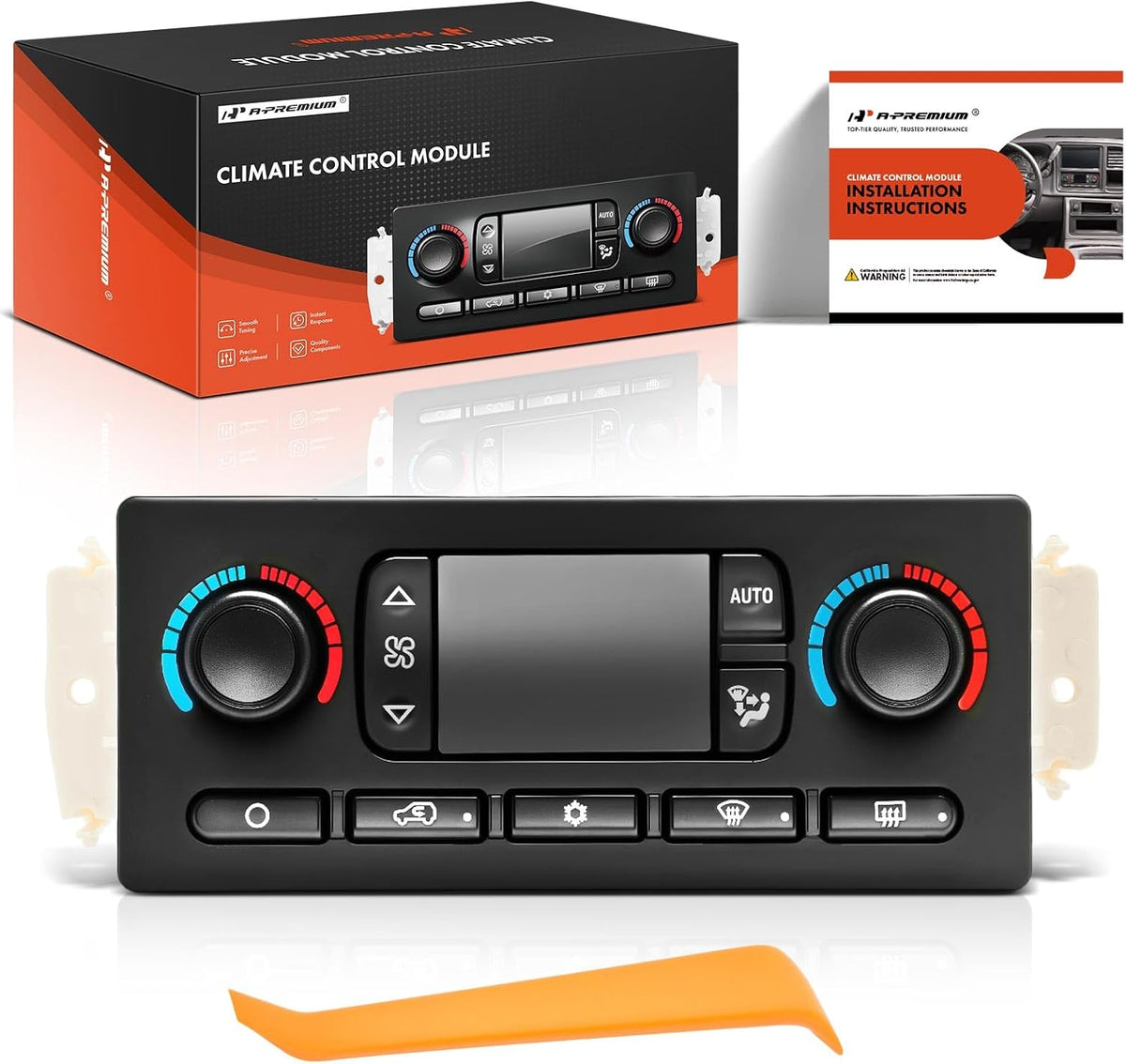 A-Premium Automatic Climate Control Module A/C & Heater Control Panel Compatible
