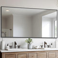 Black Bathroom Mirror for Wall, 30x60 Inch Rectangle Mirrors