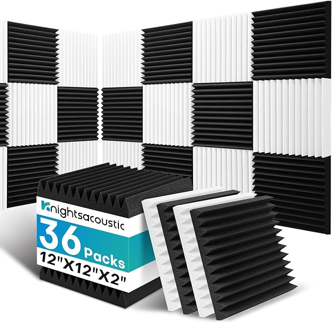 36 Pack Sound Proof Foam Panels