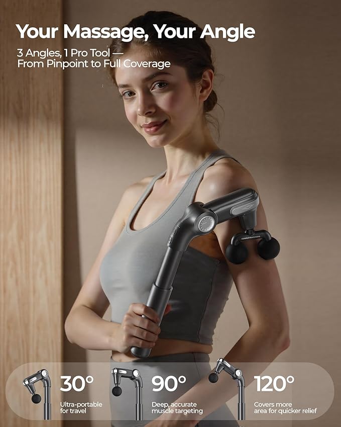 KingPavonini Foldable Massage Gun