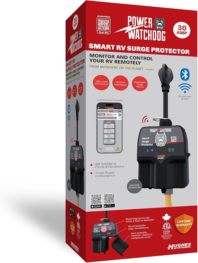 Power Watchdog PWD30W Smart RV Portable Surge Protector 30 Amp
