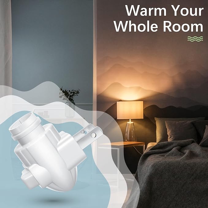 Tuanse 50 Sets Plug in Night Light Module Night Light Base