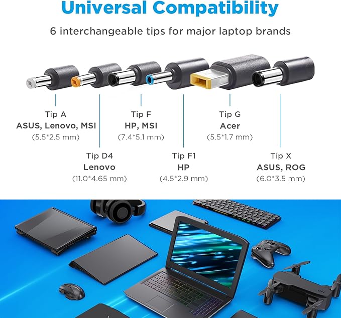Innergie T18 180W 150W Universal Gaming Laptop Charger Power Adapter